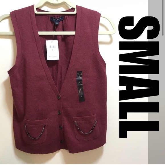 🎸 NWT Rocker Chic Sweater Vest - Picture 3 of 8